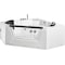 Eago EAGO AM156ETL 5 ft Clear Corner Acrylic Whirlpool Bathtub for Two AM156ETL - alternate 10